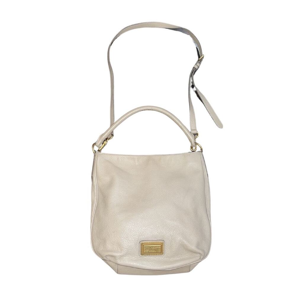 Marc by Marc Jacobs Q Hillier Leather Convertible Crossbody Hobo Shoulder Bag